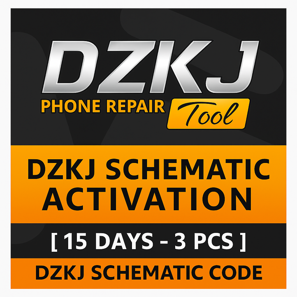 DZKJ PhoneRepair Tools Activation Code [ 15 Days - 3 Pcs ]