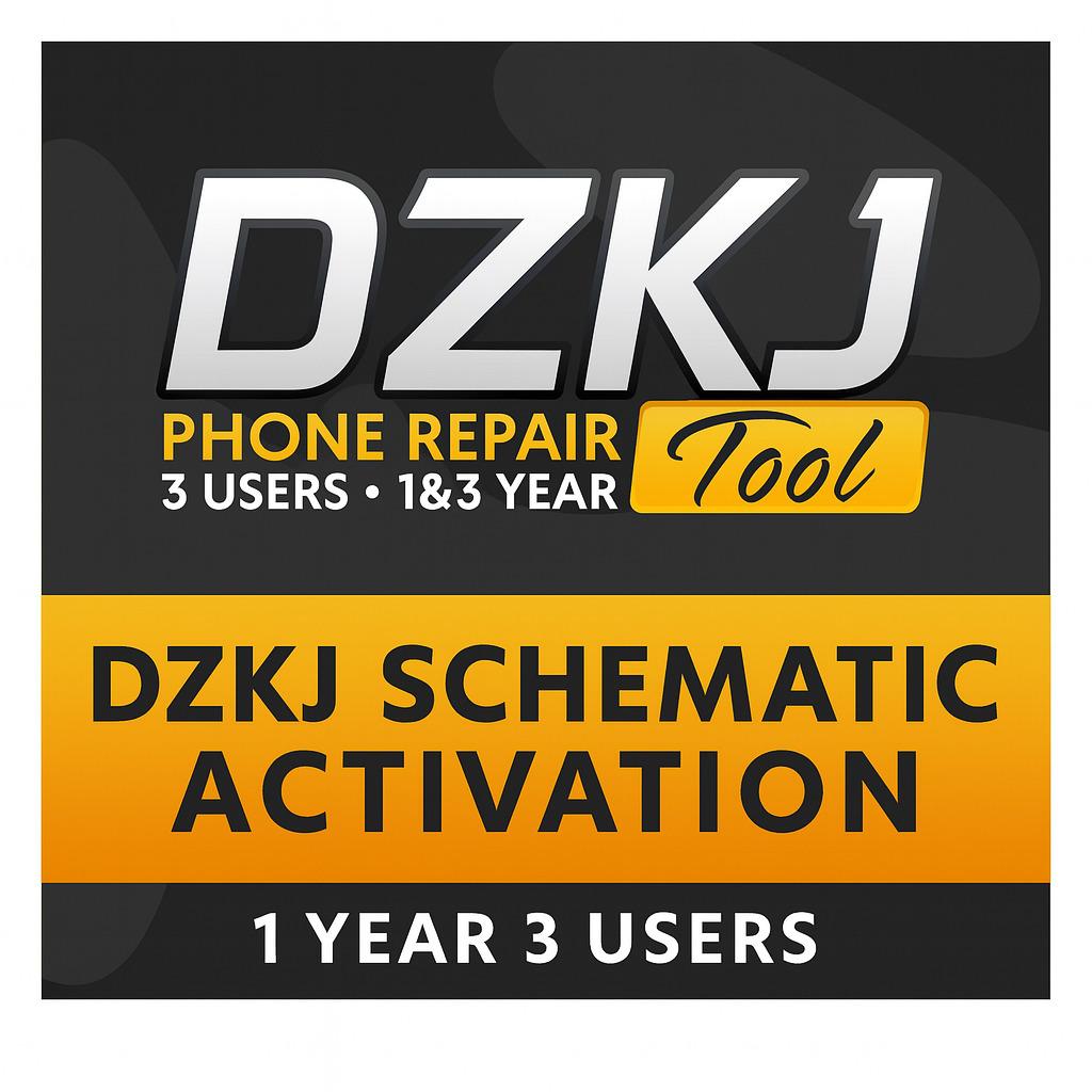 DZKJ PhoneRepair Tools Activation Code [ 1 Year - 3 PCS ]