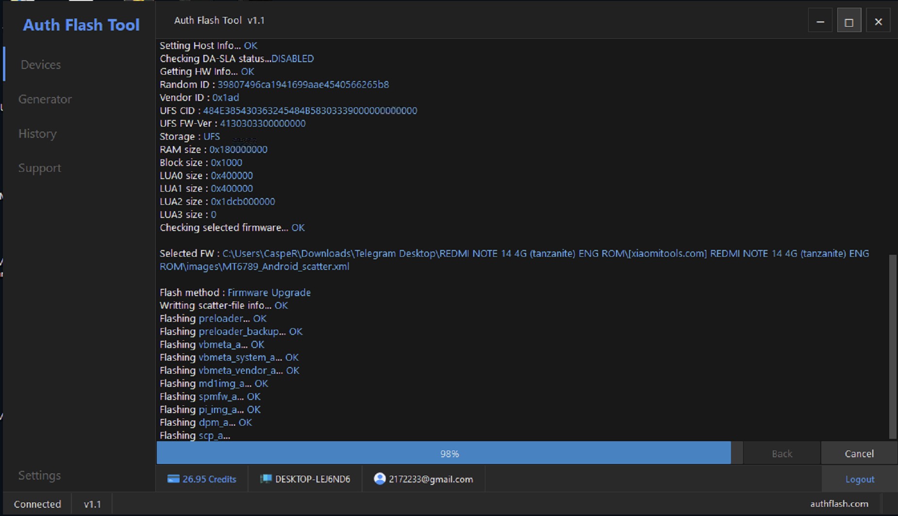 Auth Flash Pro Tool [ AFT PRO ] [FLASH & EFS & FRP & FASTBOOT TO EDL] Credit [Existing User]