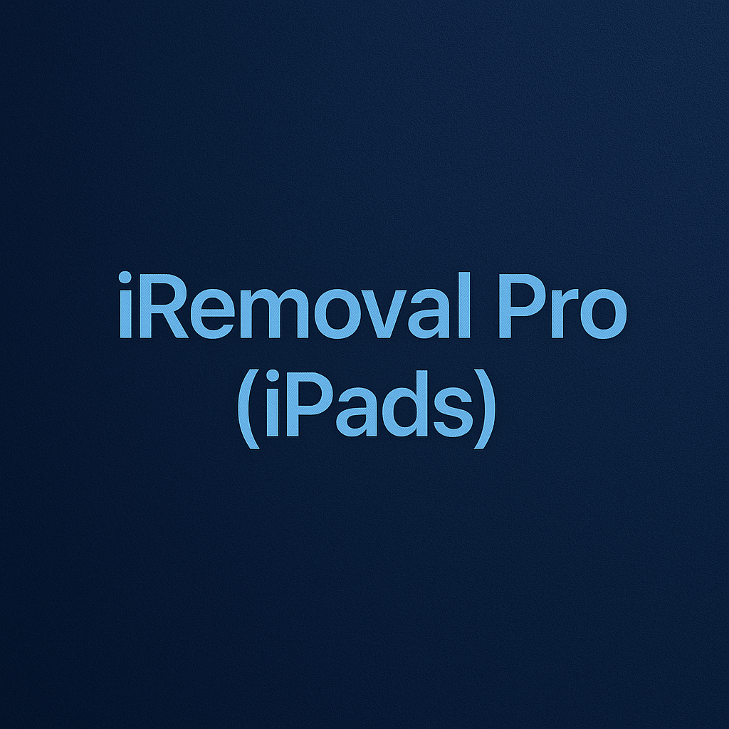 iRemoval Pro (iPad Air 11-inch M3 2025) - iCloud Hello Bypass iOS 18.3-18.5 [Sem Sinal]