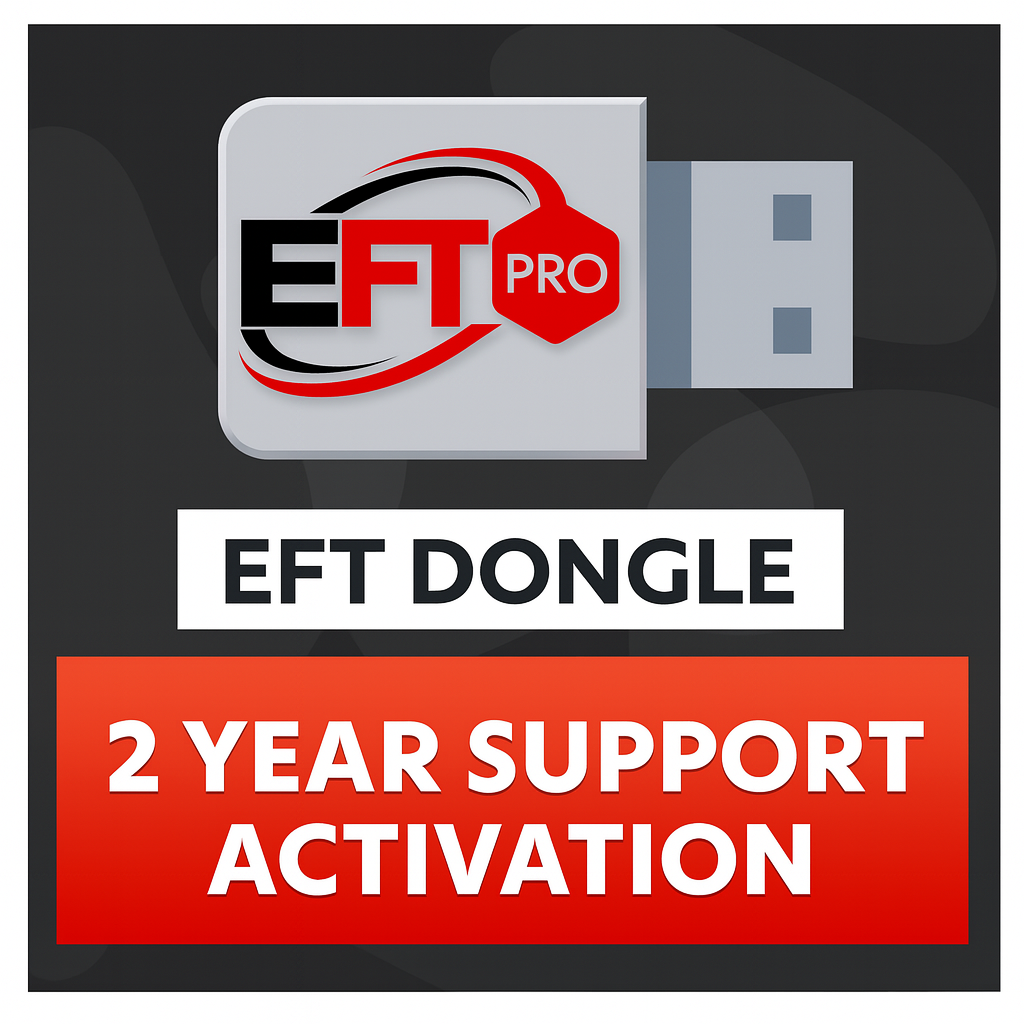 EFT Dongle 2 Year Support Activation