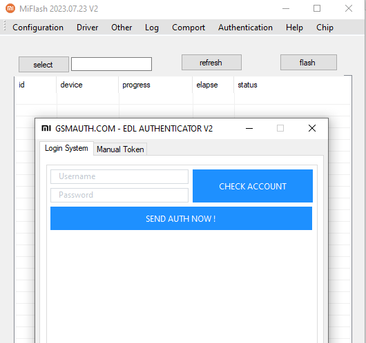 GsmAuth.com | FRP, AUTH Flash | Recarga de Créditos | Somente para Usuários Existentes