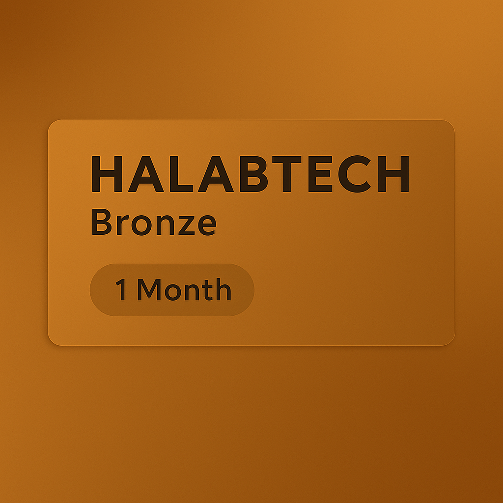 HalabTech (Bronze 1 Month)