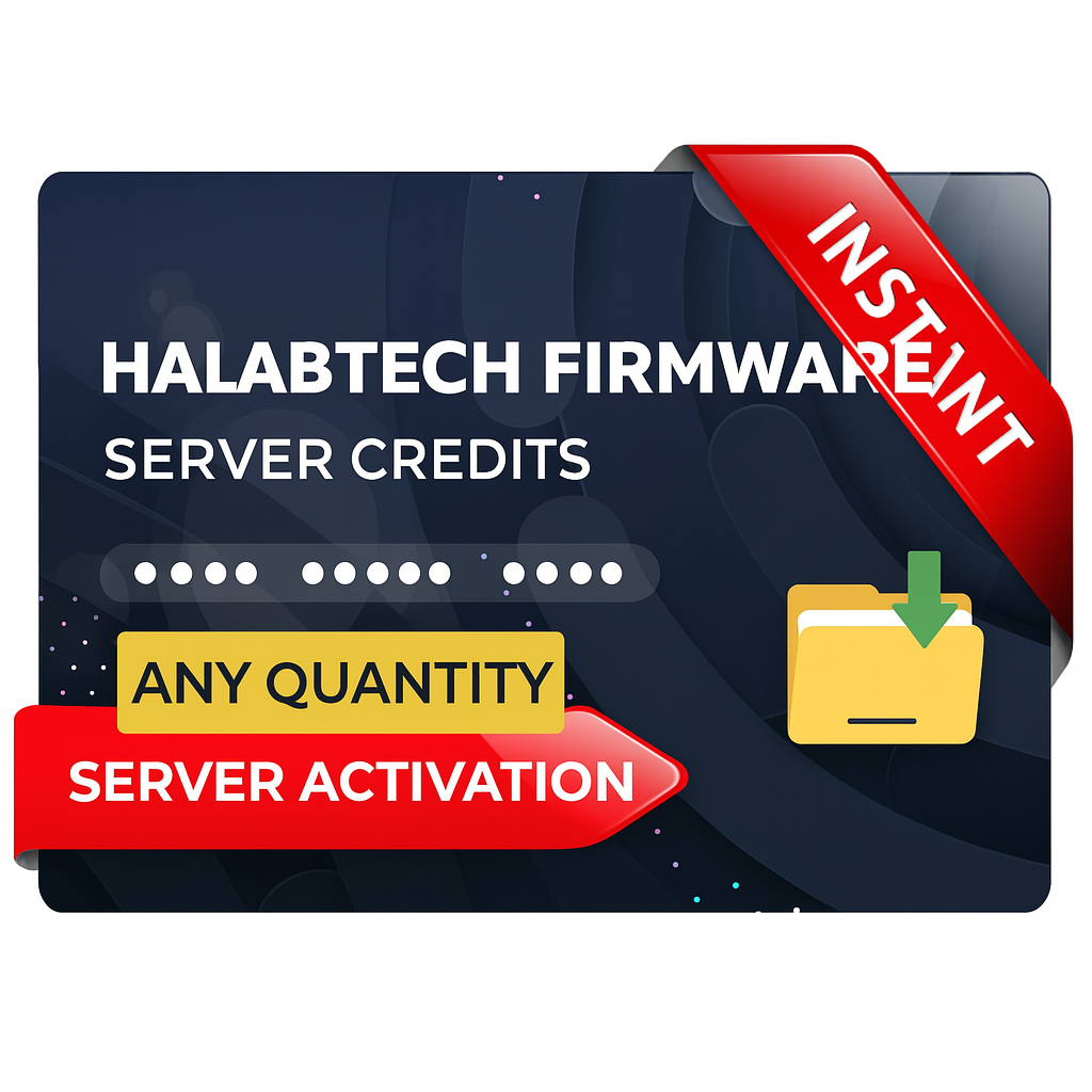 HalabTech Firmware Credits Any Quantity