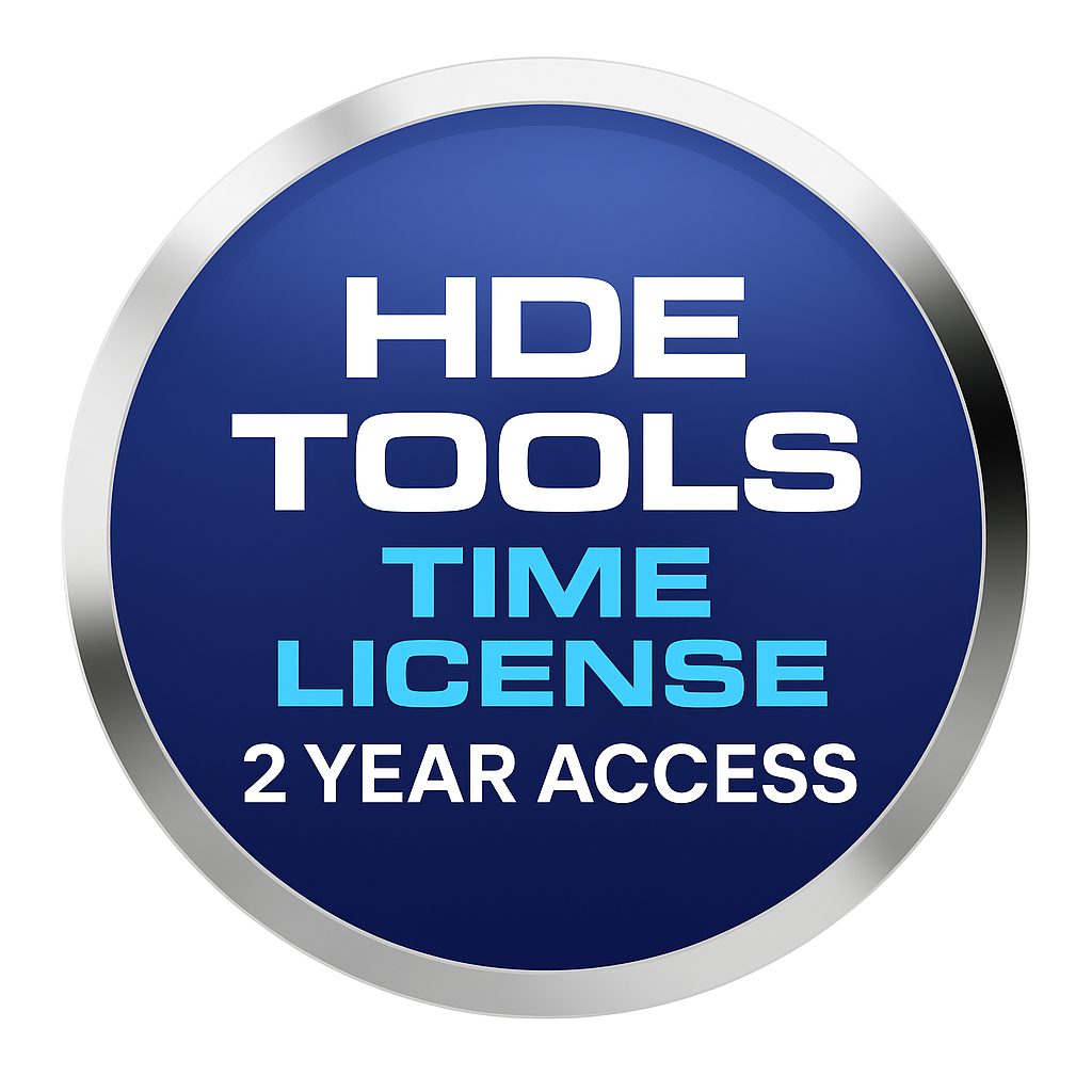 HDE Tools Time License (2 Year Access)