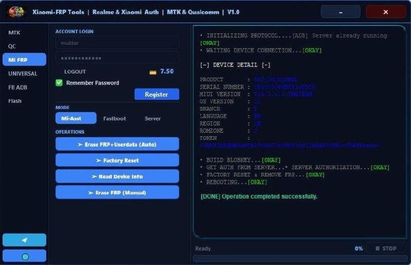 xiaomifrp Adicionar creditos (xiaomifrp.net)